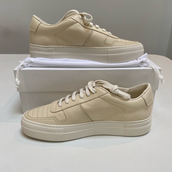 Woman by Common Projects BBall Super Sneaker in Off White sz 37 New in Box - Picture 4 of 7